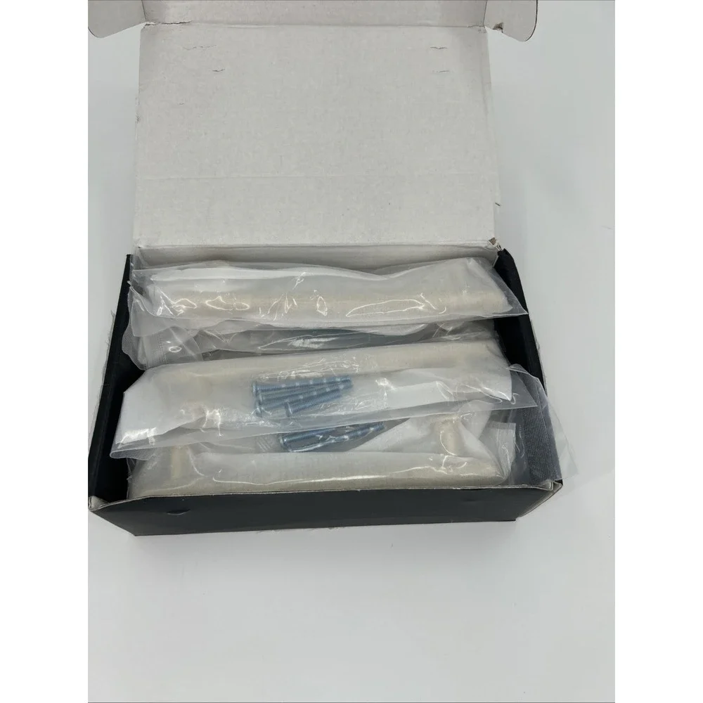 AsidRama 10 Pack Brushed Gold Fluted Cabinet Pulls 5 Inch Hole Center‎ Handles